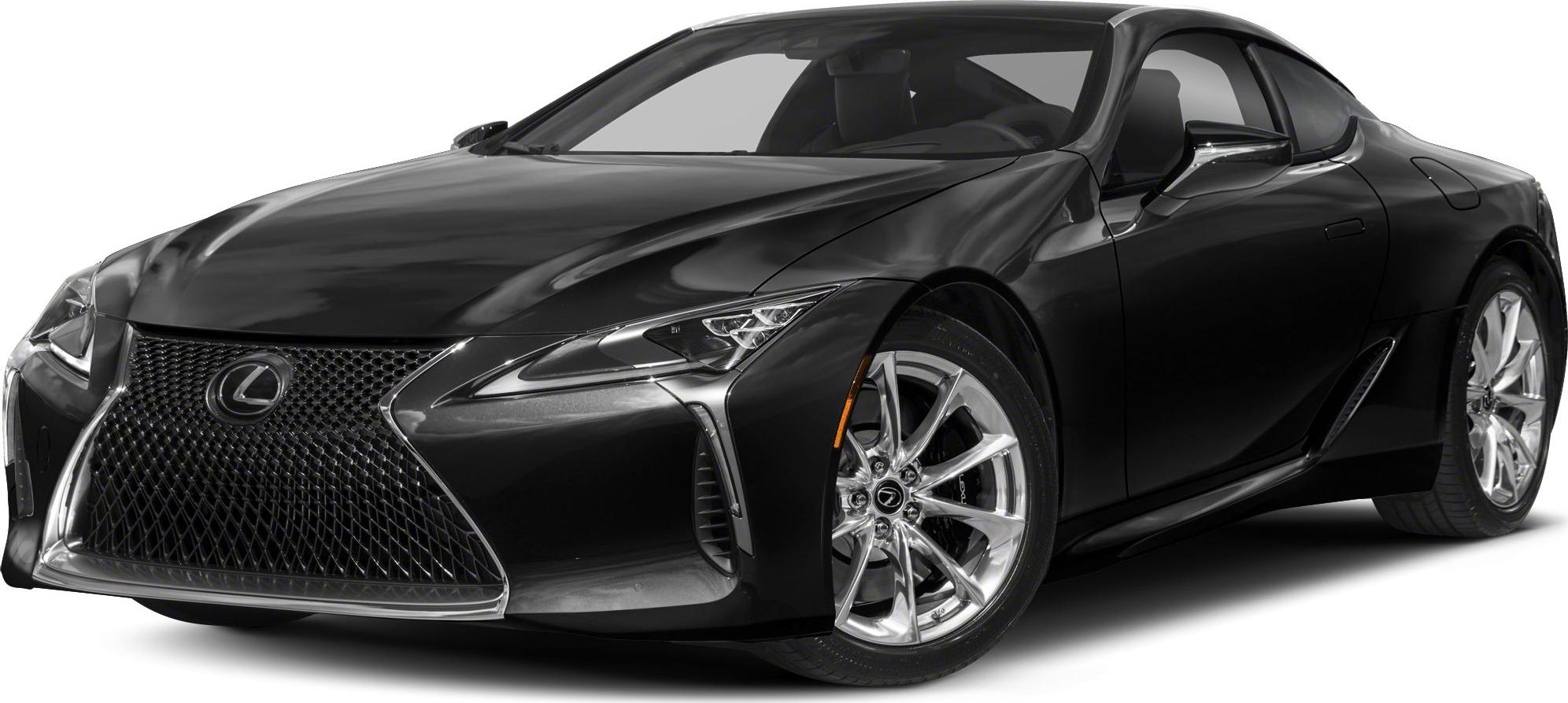 Close-up of luxury coupe front grille, headlights, and chrome rims