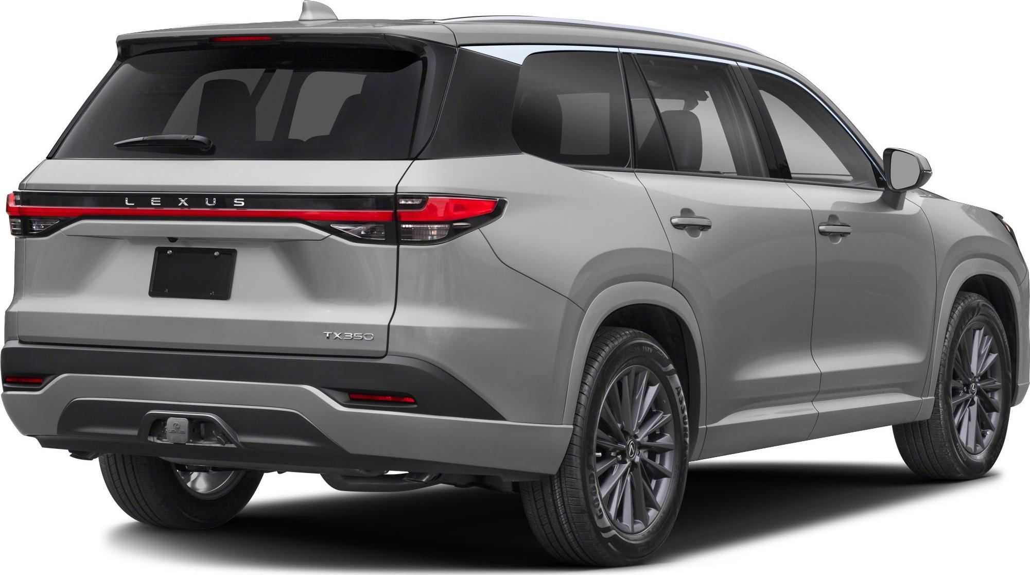Rear side view with sleek tail lights and modern SUV body lines
