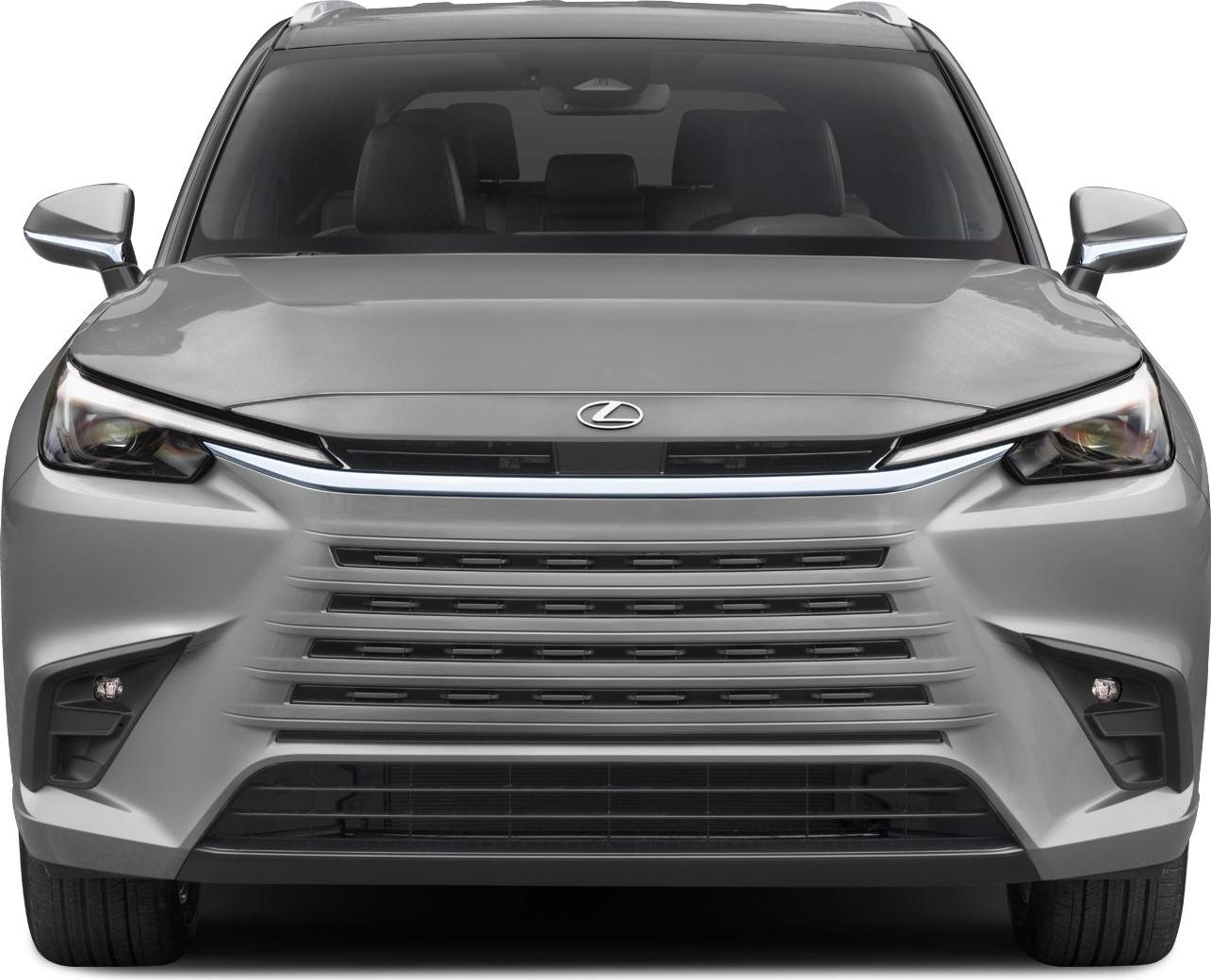 Modern SUV front with sleek grille and sharp LED headlights
