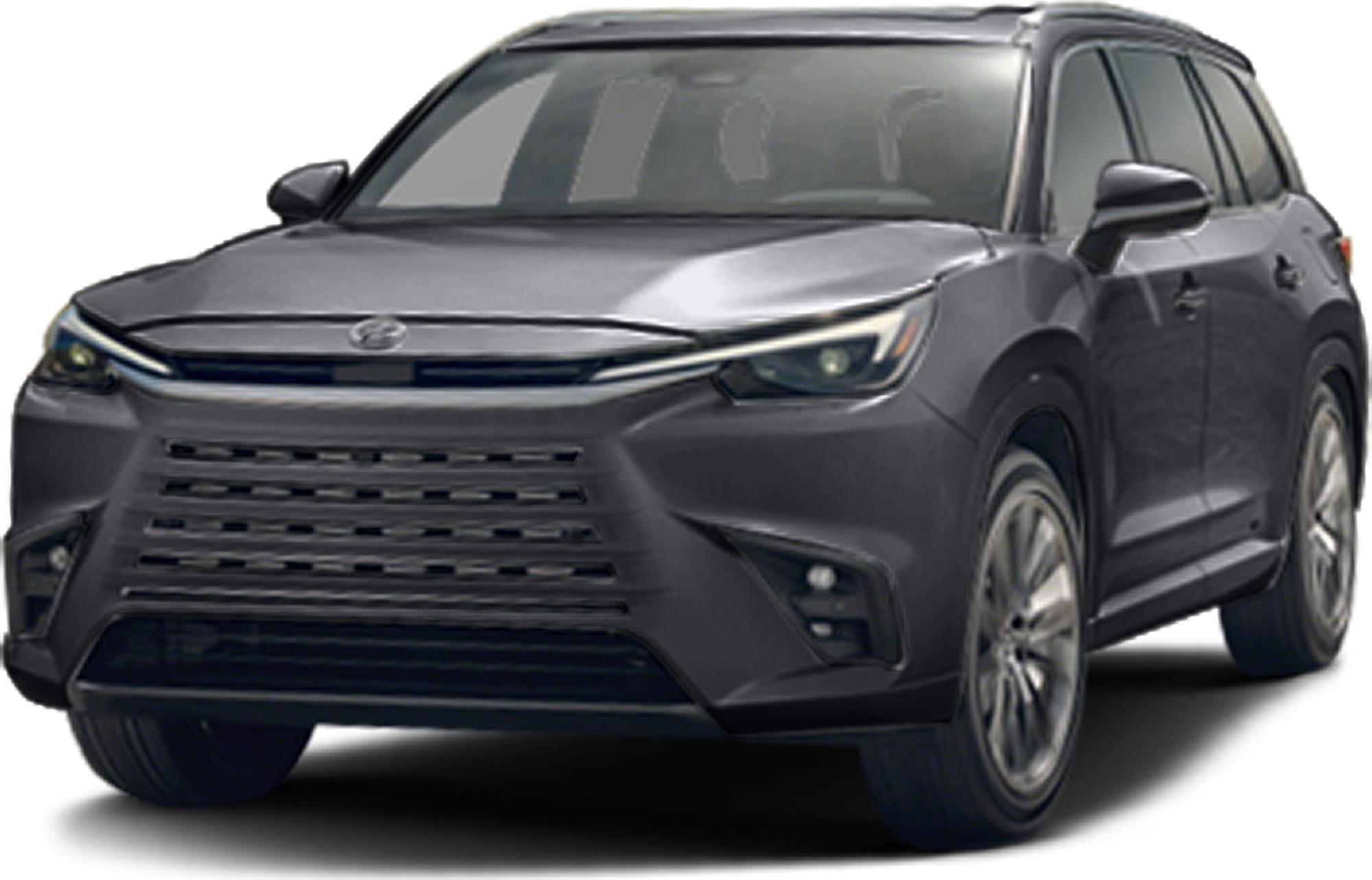 Bold front grille and sleek LED headlights on SUV
