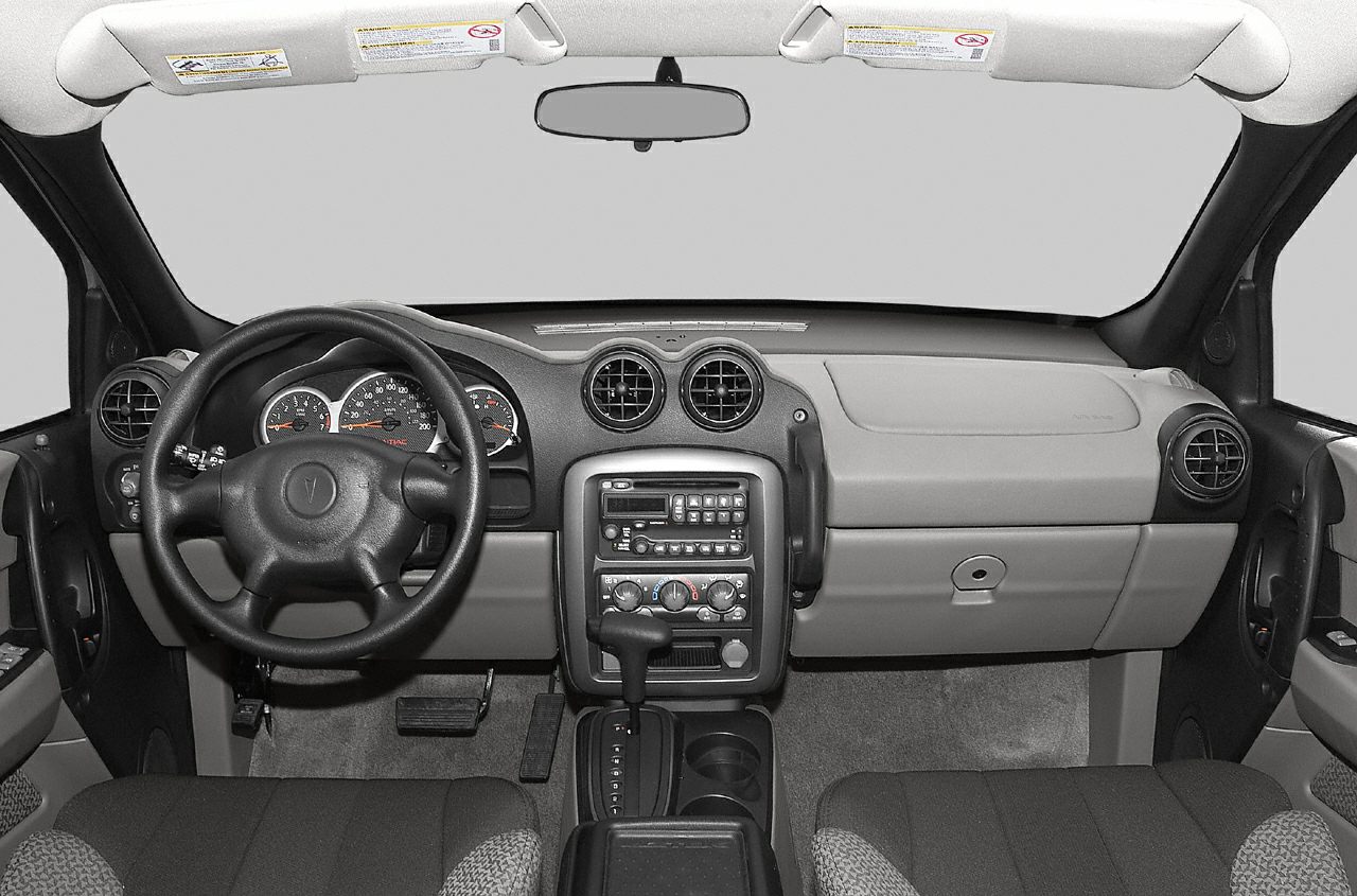 Dashboard layout with steering wheel, air vents, and central console controls
