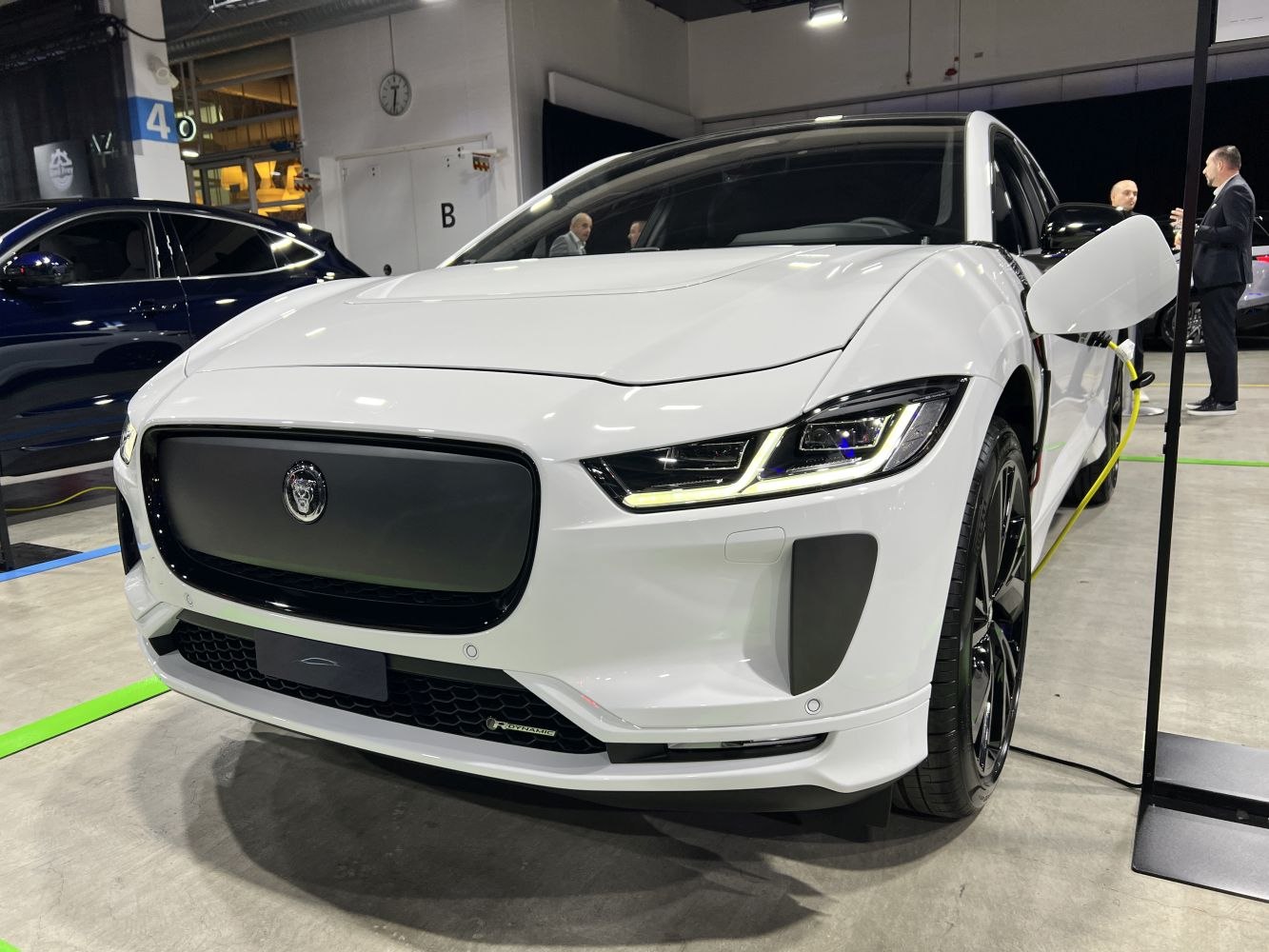 Front close-up with LED headlights and black grille