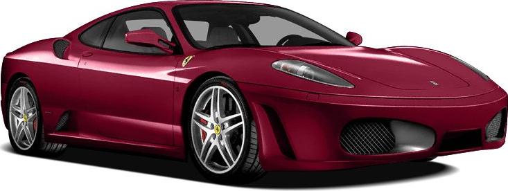 3/4 front-left view, Ruby Metallic