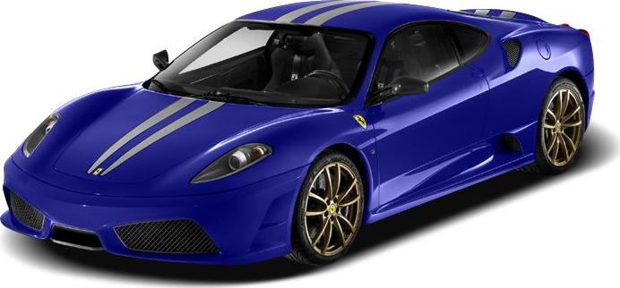 3/4 front-left view, Blue Abu Dhabi