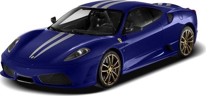 3/4 front-left view, Blue Indigo