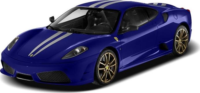3/4 front-left view, Blue Pozzi