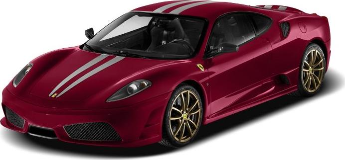 3/4 front-left view, Ruby Metallic