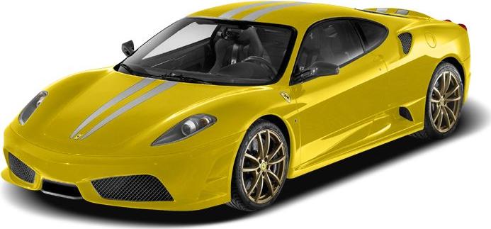 3/4 front-left view, Yellow Modena