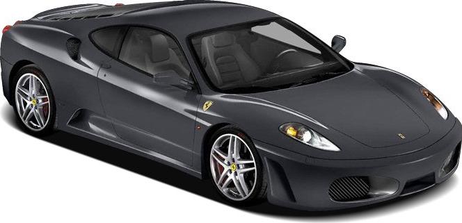 Sleek sports coupe with aerodynamic body and alloy wheels