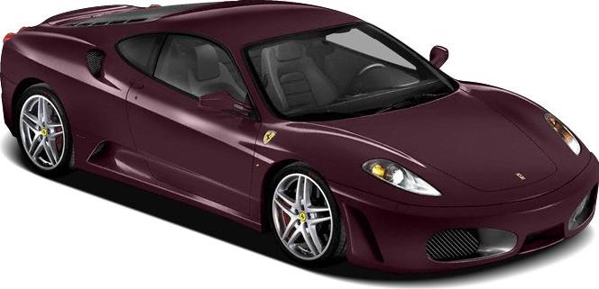 3/4 front-left view, Red Burgundy
