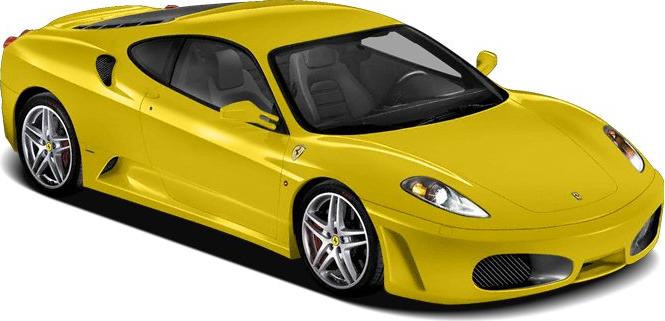 3/4 front-left view, Yellow Modena