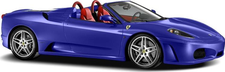 3/4 front-right view, Blue Abu Dhabi