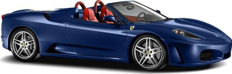 3/4 front-right view, Blue California