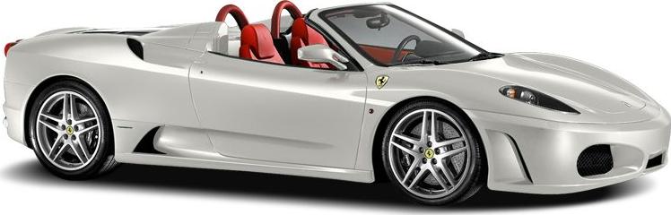 3/4 front-right view, White Avus