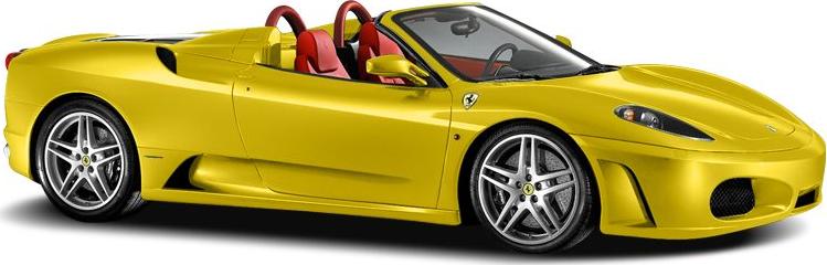3/4 front-right view, Yellow Modena