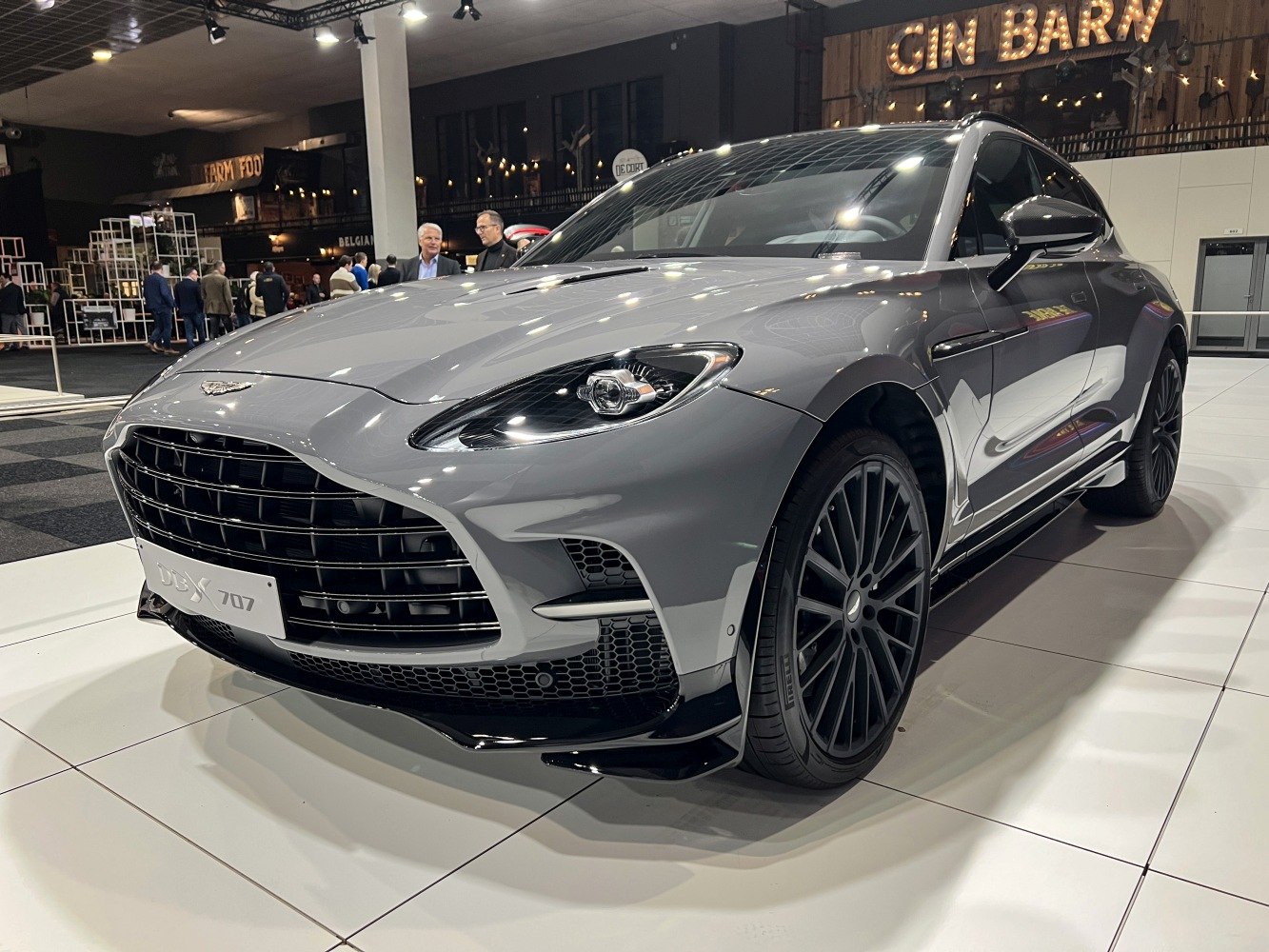 Luxury SUV with bold grille, LED headlights, and sleek aerodynamic styling
