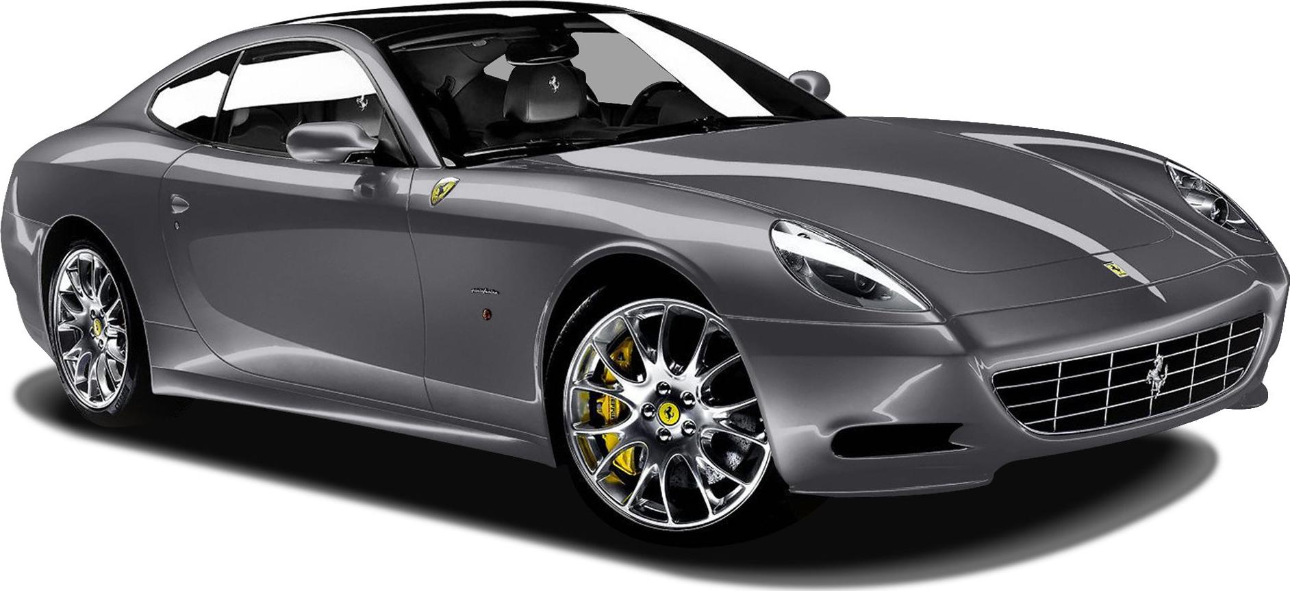 Sleek coupe with detailed alloy wheels and Ferrari badges