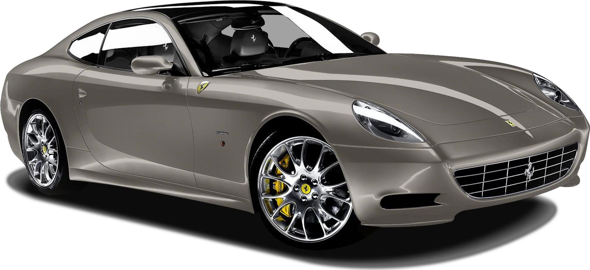 Front and side profile of a sleek luxury coupe with alloy wheels