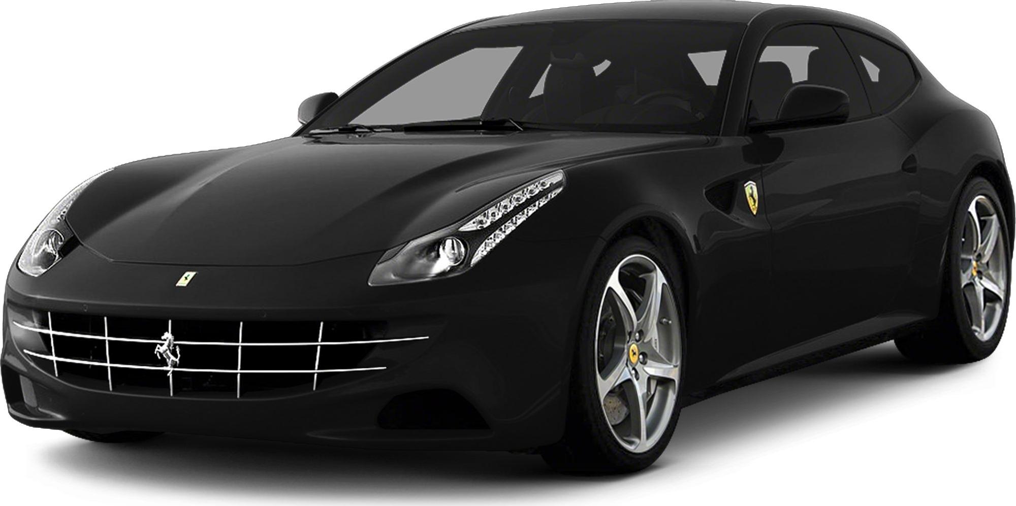 Front grille and LED headlights with alloy wheels in black luxury coupe