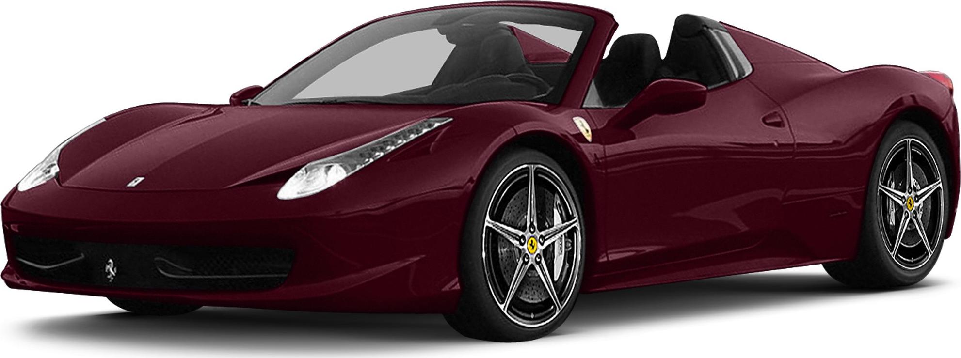 3/4 front-left view, Rosso Fiorano