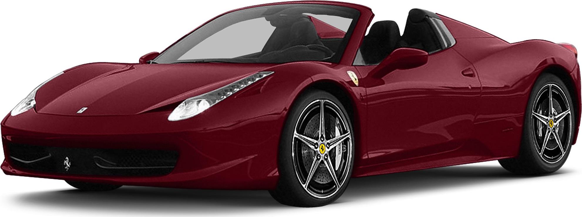 3/4 front-left view, Rosso Mugello