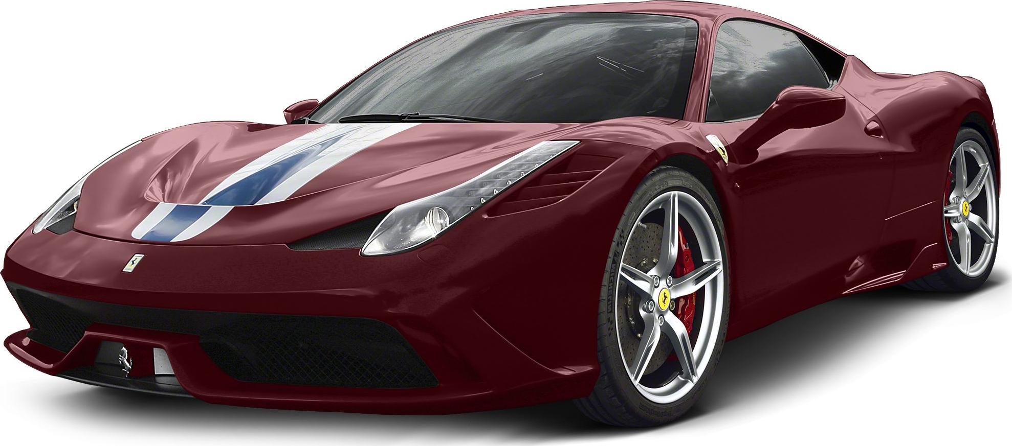 3/4 front-left view, Rosso Fiorano