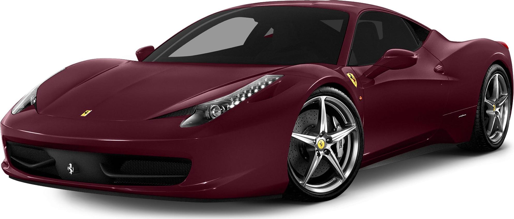 3/4 front-left view, Rosso Fiorano