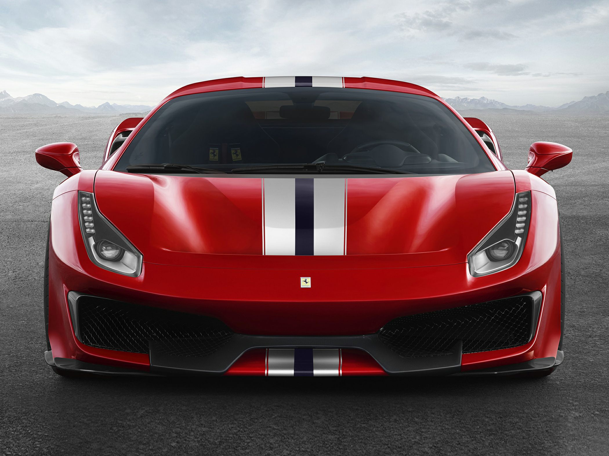 2018 Ferrari 488 Pista Front View