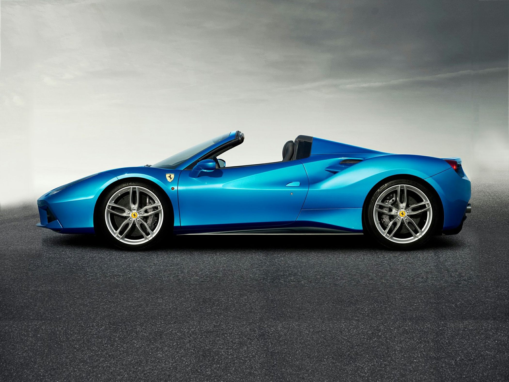 2015 Ferrari 488 Spider Side View Left