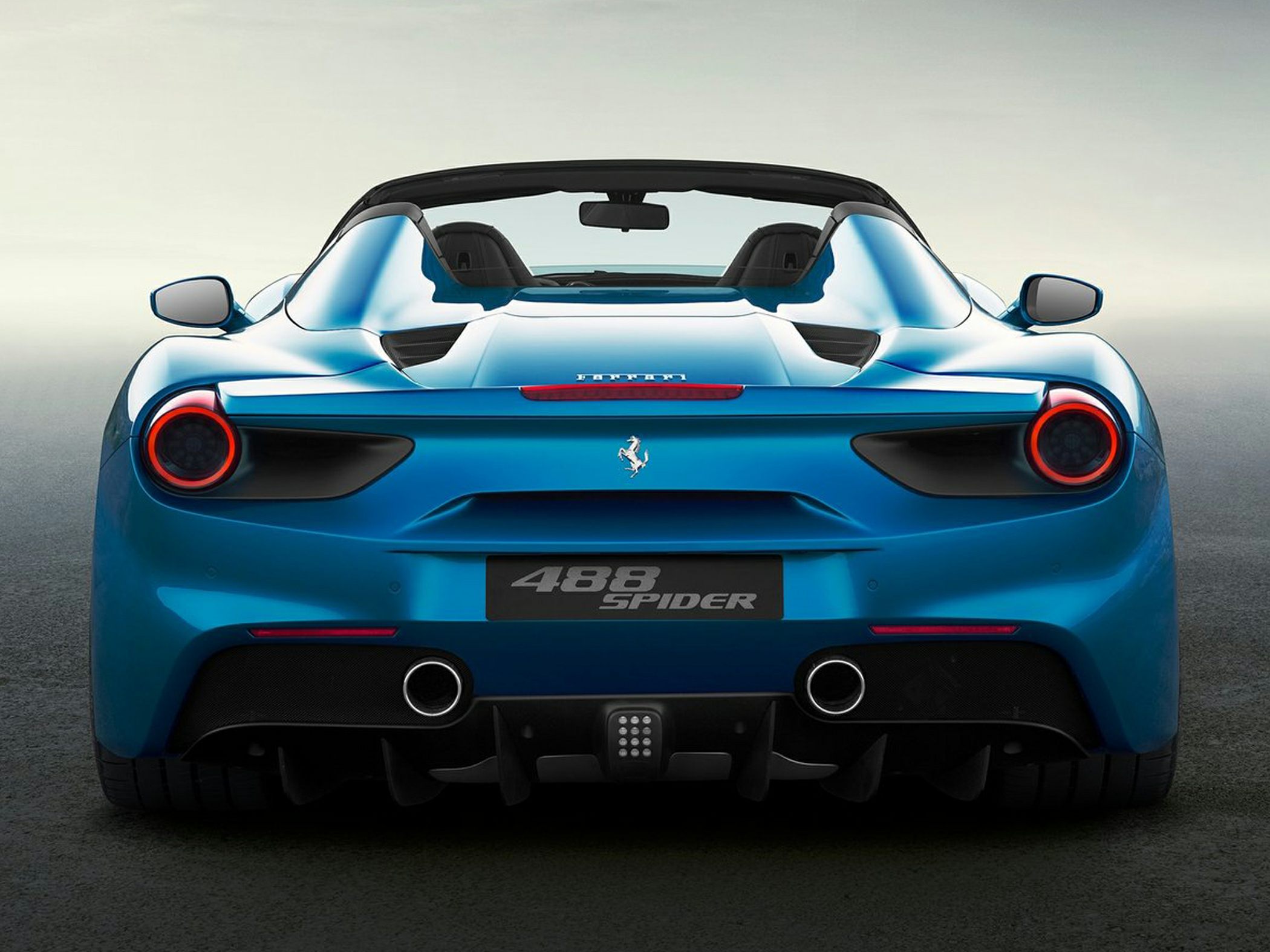 2015 Ferrari 488 Spider Rear View
