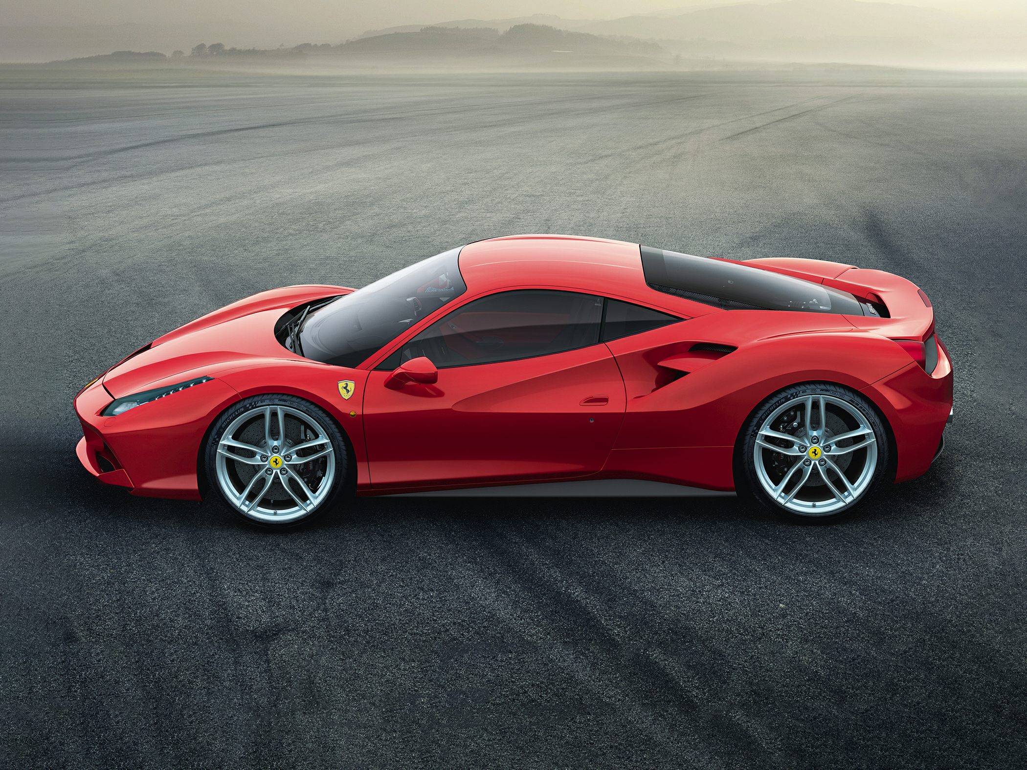 2015 Ferrari 488 GTB Side View Left