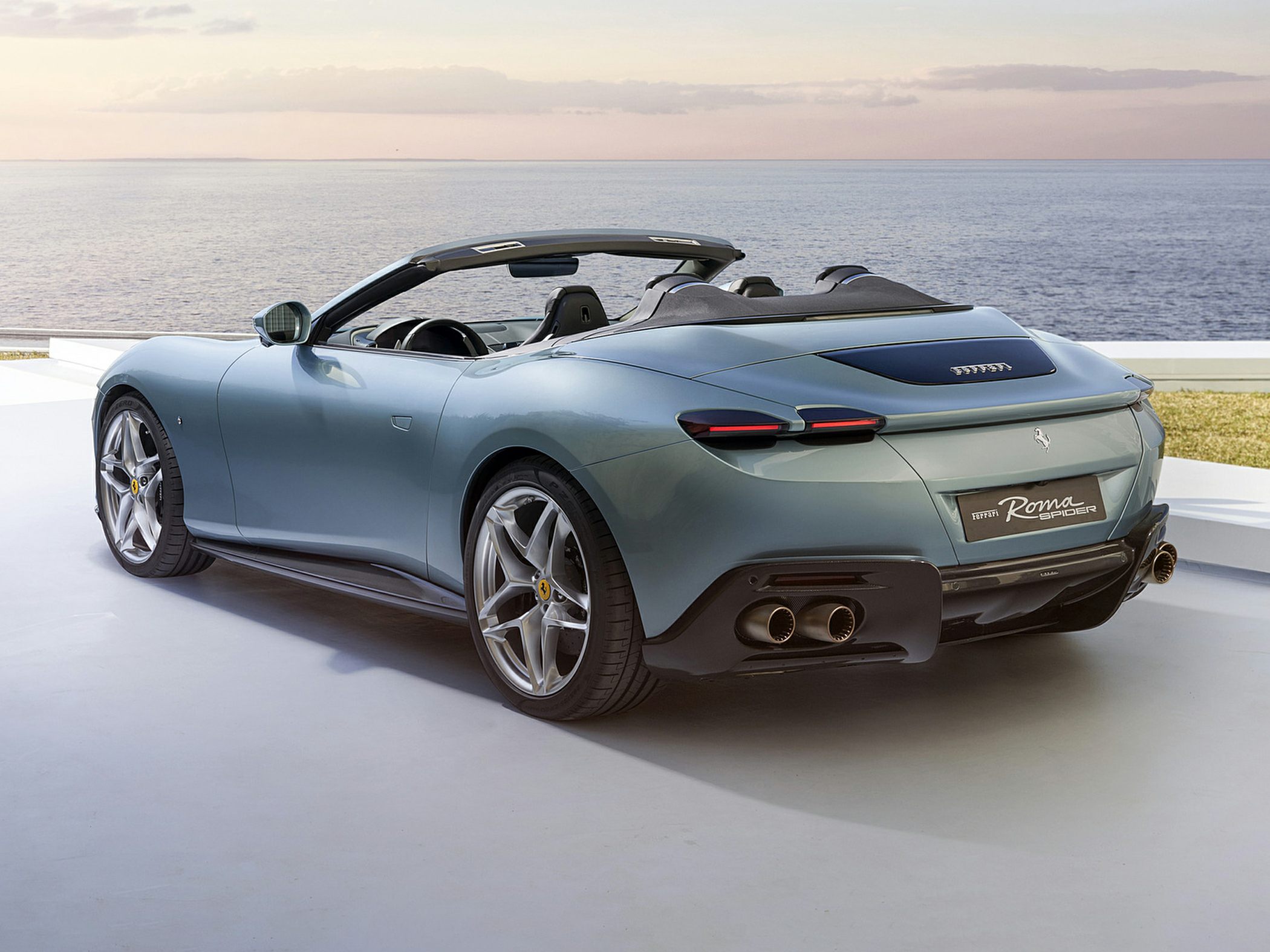 3/4 rear-left view