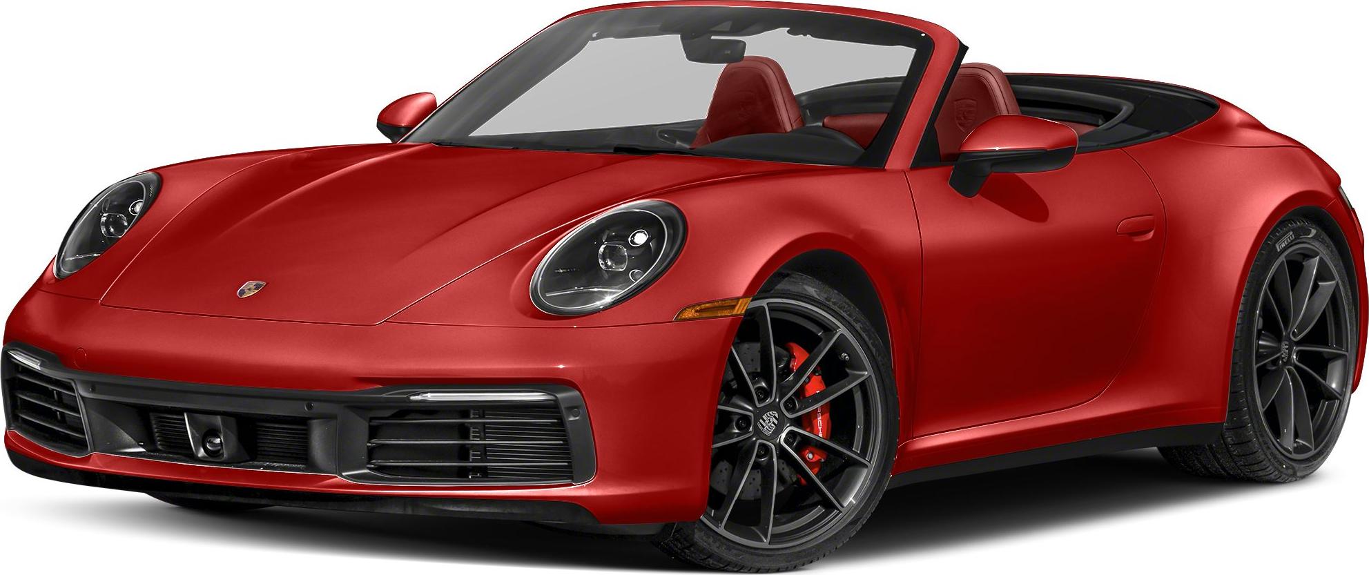 3/4 front-left view, Guards Red
