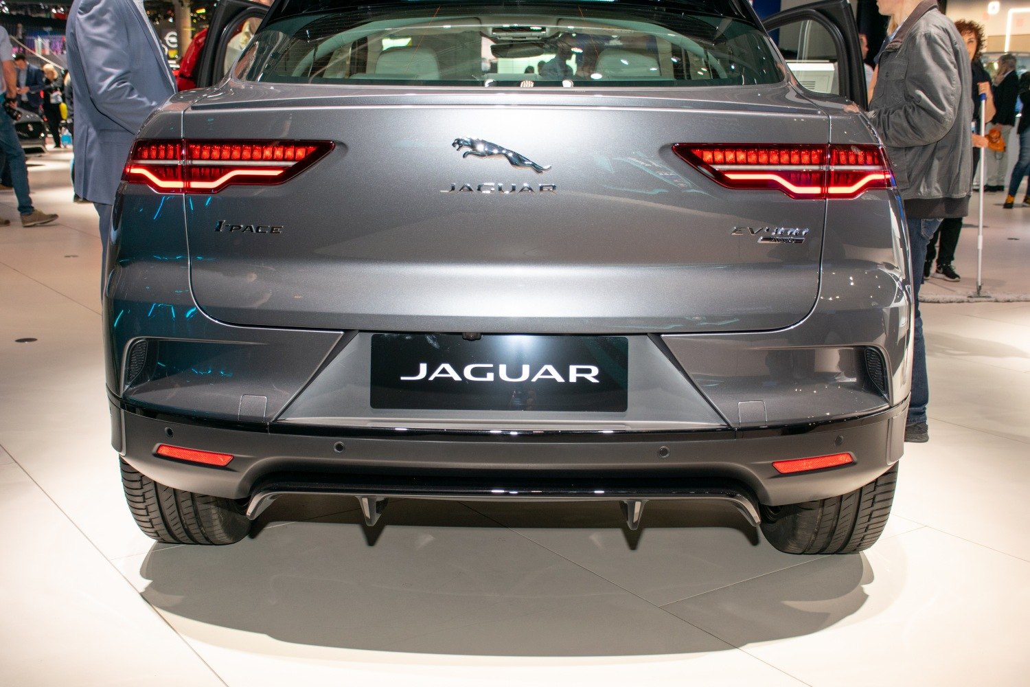 Rear view with LED taillights and EV400 badge