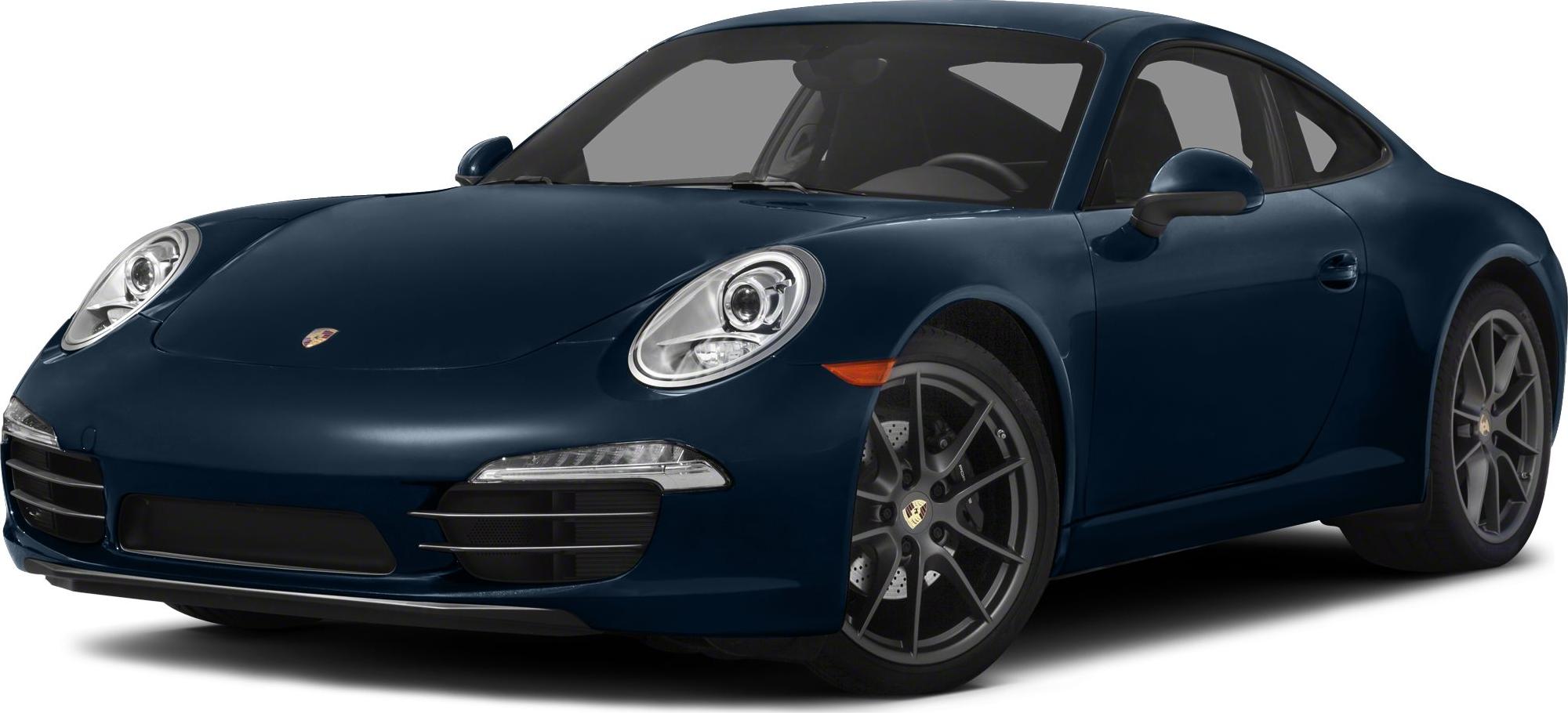 Front and side view of sports coupe with prominent headlights and alloy wheels
