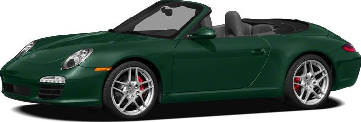 3/4 front-left view, Porsche Racing Green Metallic