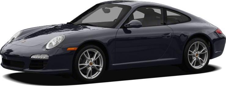 Front side view of a sleek sports coupe with alloy wheels and aerodynamic shape
