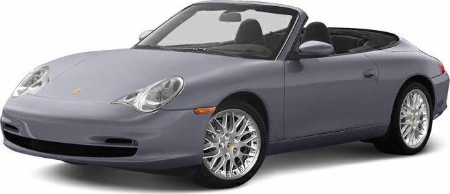 Convertible front-side view with signature headlights and alloy wheels