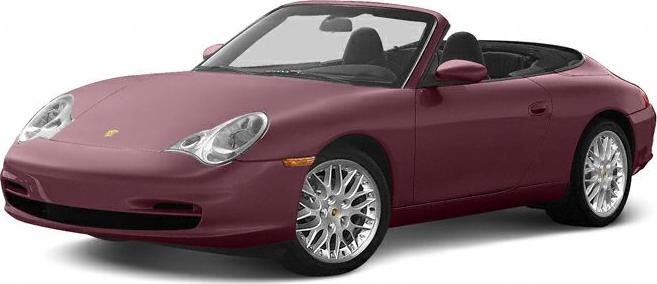 3/4 front-left view, Carmon Red Metallic