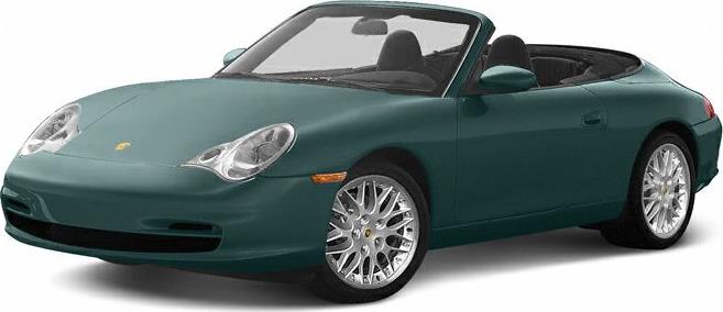 3/4 front-left view, Forest Green Metallic