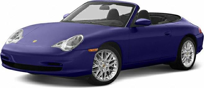 3/4 front-left view, Lapis Blue Metallic