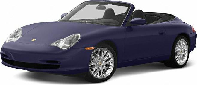 3/4 front-left view, Midnight Blue Metallic