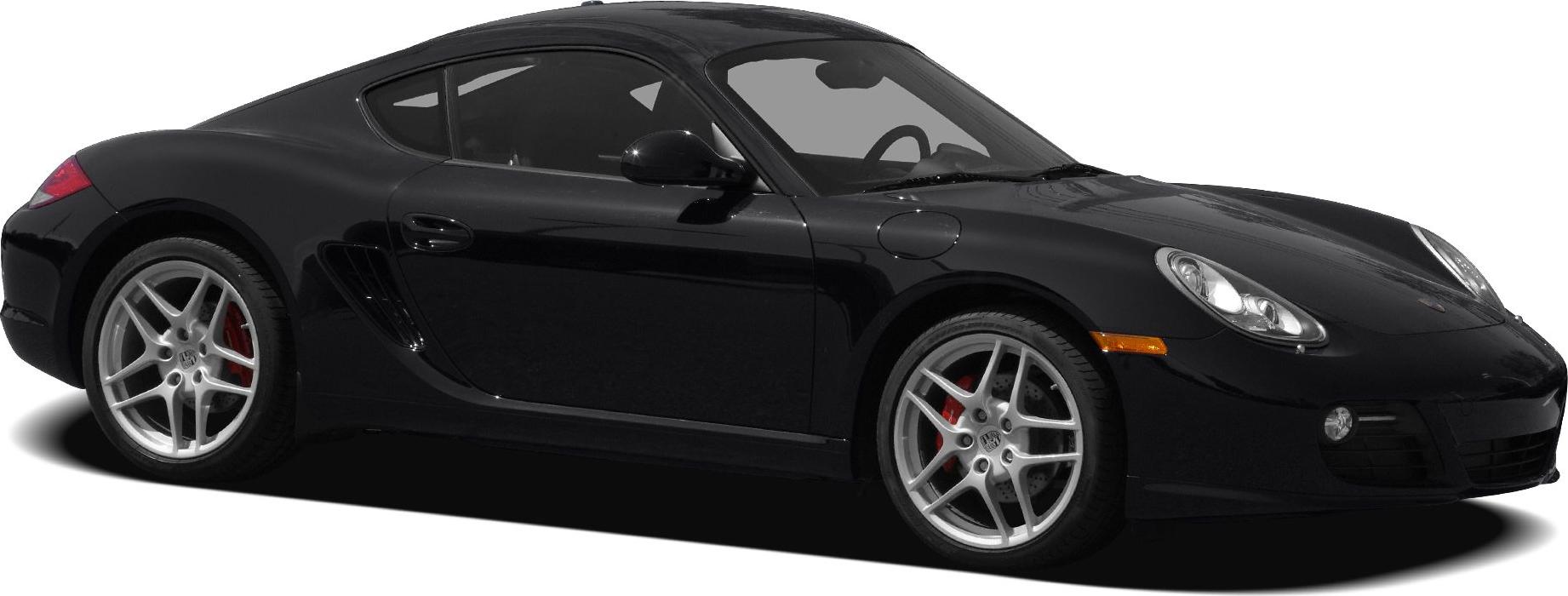 Sleek black sport coupe with distinctive side profile and alloy wheels