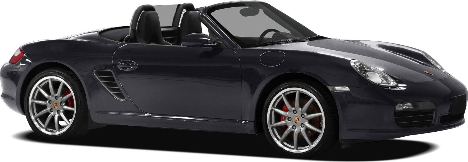 Sleek convertible sports car side profile with alloy wheels