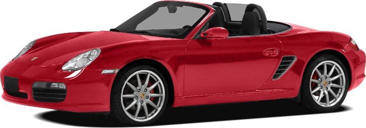 Red convertible sports roadster with alloy wheels and open top