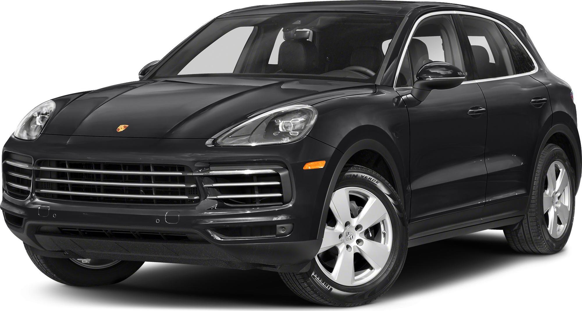 Front side view with LED headlights and alloy wheels on black SUV