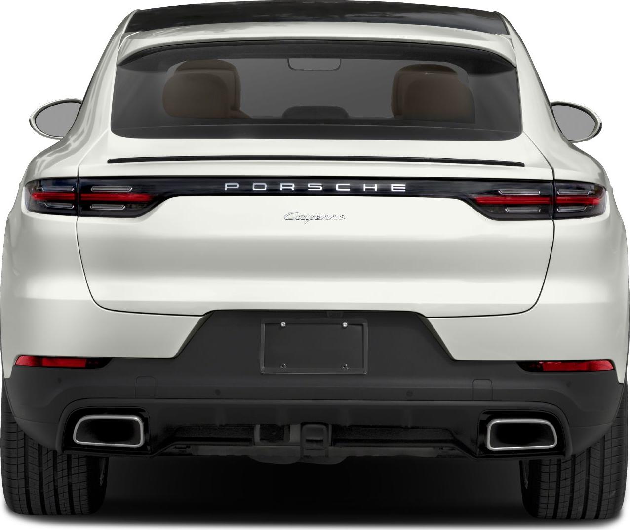 Sleek rear design with LED tail lights and dual exhaust outlets