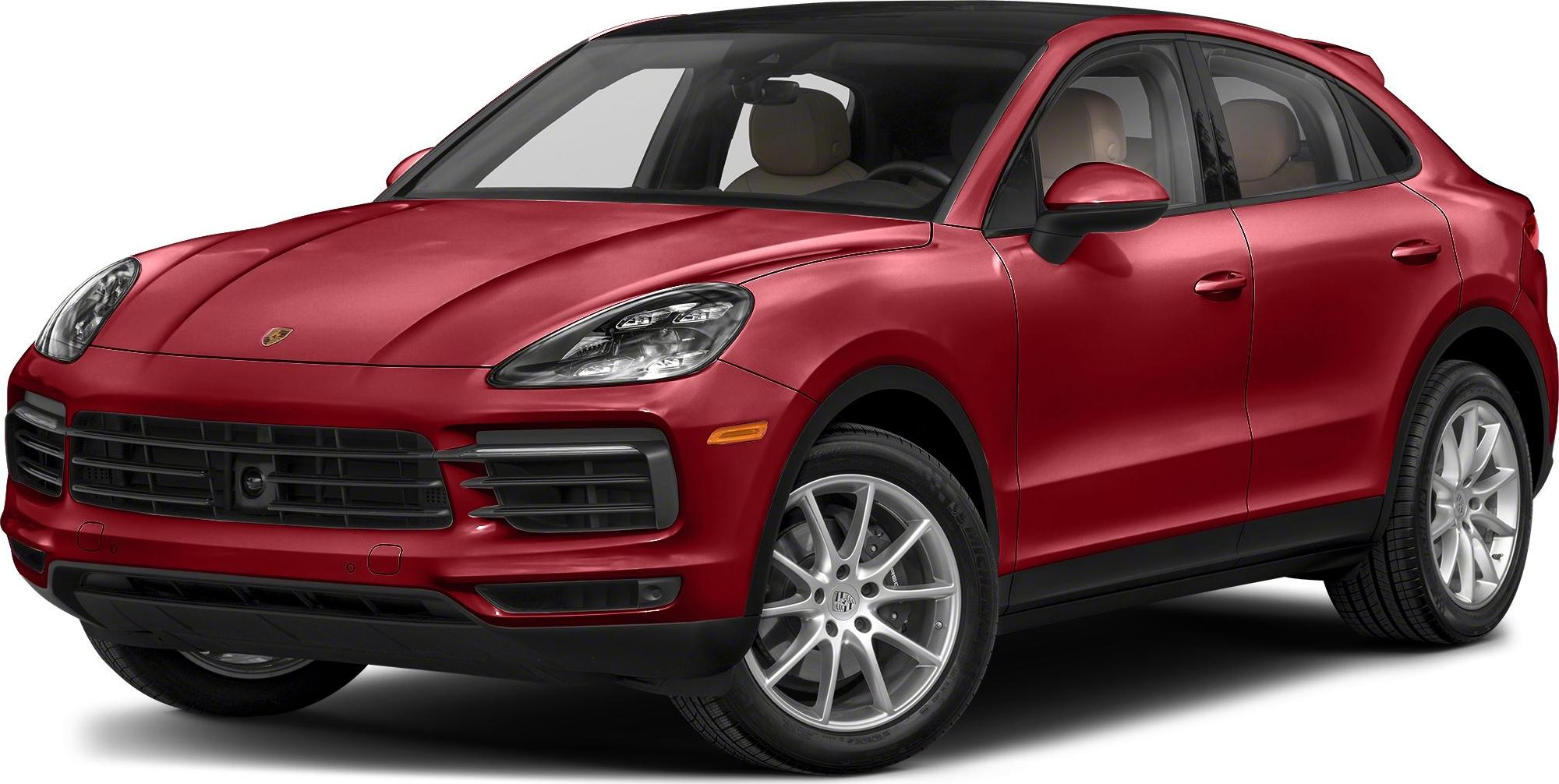 Red SUV with LED headlights and alloy wheels