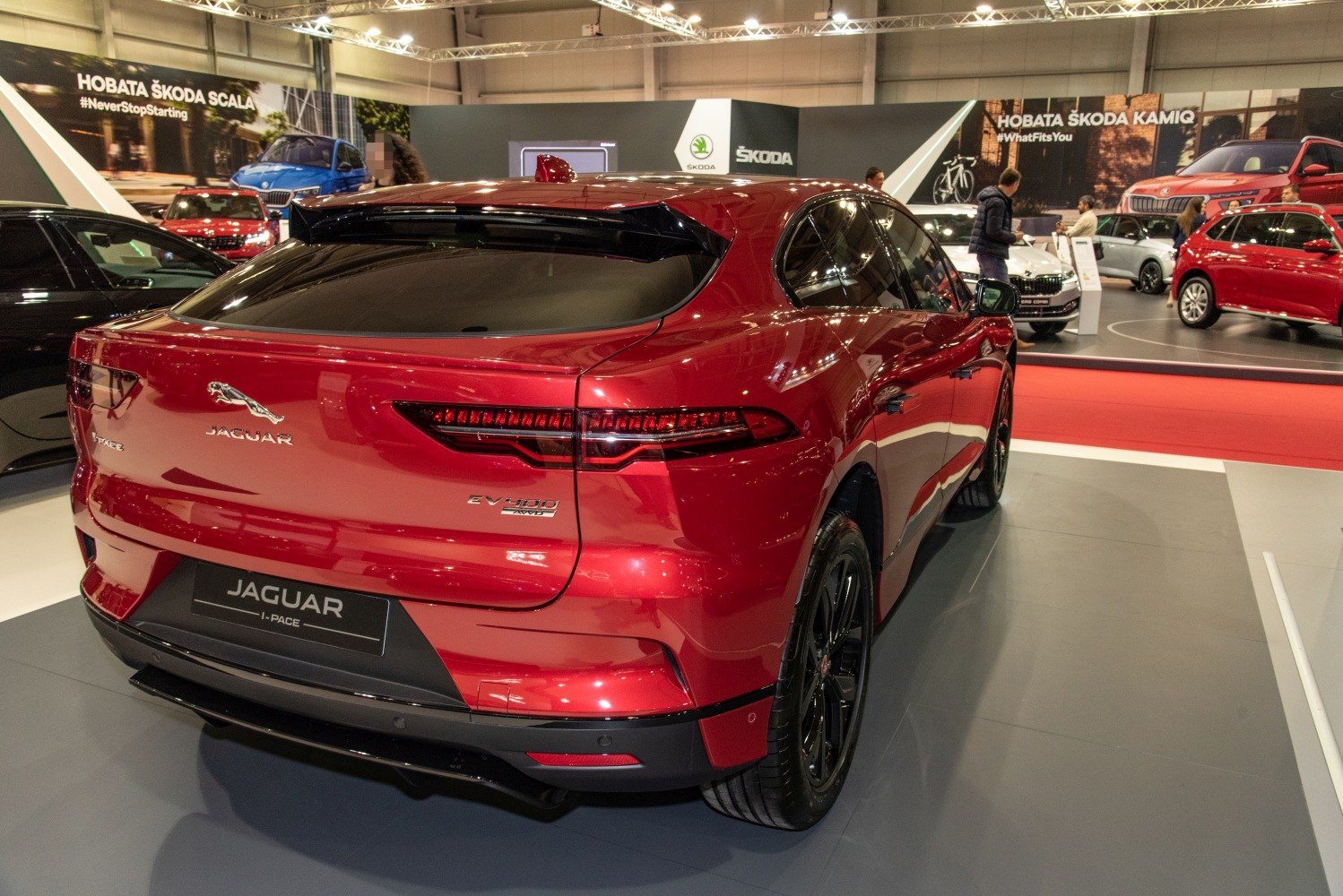 Rear view of Jaguar I-Pace EV400 AWD electric SUV