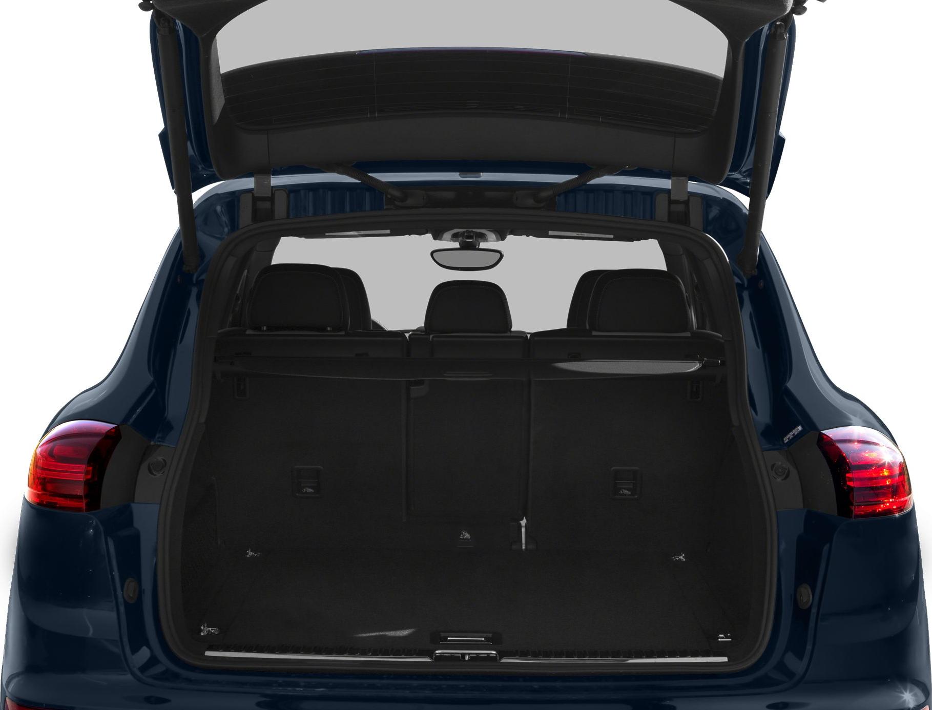 Open and spacious rear cargo area with visible rear seats and tailgate.